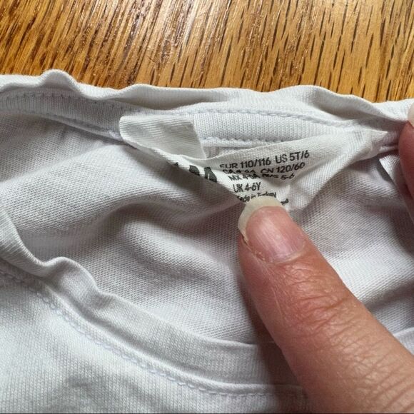 🍭4/$20 H&M x Harry Potter Hogwarts Owl Short Sleeve Tee - 4-6 - Picture 2 of 5